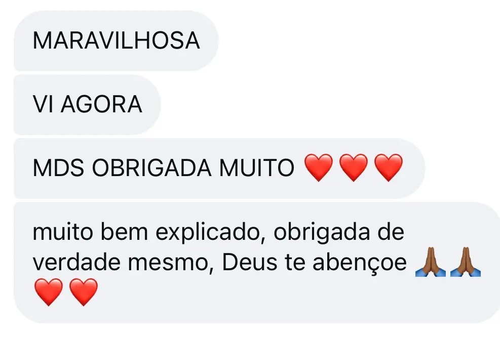 Depoimento de cliente sobre os modelos