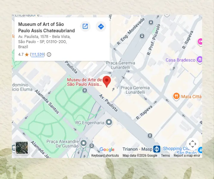 Mapa e localização
